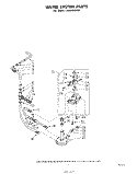 WATER SYSTEM Diagram and Parts List for LA6800XKW0  Whirlpool Washer