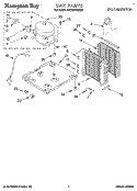 SECTION Diagram and Parts List for BHDH4000AS2  Whirlpool Dehumidifier