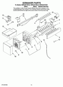 ICEMAKER PARTS, OPTIONAL PARTS Diagram and Parts List for KBRS22KVWH00  KitchenAid Refrigerator