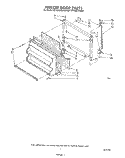 FREEZER DOOR Diagram and Parts List for ET14JKYSW02  Whirlpool Refrigerator