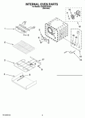 INTERNAL OVEN PARTS Diagram and Parts List for KDSS907SSS03  KitchenAid Range