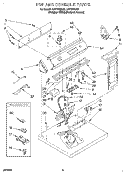 Part Location Diagram of 3397232 Whirlpool PANEL-CNTL