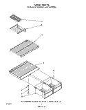SHELF Diagram and Parts List for ET16JKXWN01  Whirlpool Refrigerator