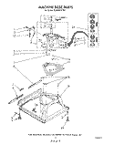 MACHINE BASE Diagram and Parts List for 6LA5800XTM0  Whirlpool Washer