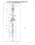 WASHER BASKET DRIVE AND BRAKE Diagram and Parts List for LC4900XMW1  Whirlpool Washer