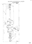 BRAKE AND DRIVE TUBE Diagram and Parts List for LSW9245EQ0  Whirlpool Washer