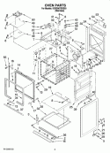 OVEN PARTS Diagram and Parts List for KDSS907SSS03  KitchenAid Range