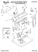 Part Location Diagram of 3399004 Whirlpool PANEL-CNTL