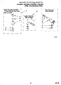 WATER SYSTEM Diagram and Parts List for LLR6144BW1  Whirlpool Washer