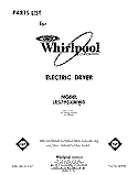 SECTION Diagram and Parts List for LE5790XMW0  Whirlpool Dryer