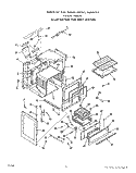 BODY Diagram and Parts List for F4507W0  Roper Range