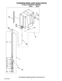 POWERSCREW AND RAM PARTS Diagram and Parts List for GC900QPPQ4  Whirlpool Trash Compactor