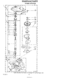 GEARCASE Diagram and Parts List for LA7001XSW0  Whirlpool Washer