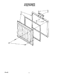 SECTION Diagram and Parts List for TCF0710AW00  Whirlpool Freezer