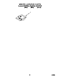 MISCELLANEOUS, OPTIONAL Diagram and Parts List for DU912PFGB1  Whirlpool Dishwasher