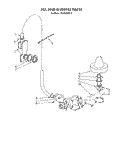FILL AND OVERFILL Diagram and Parts List for 4KUDA220T3  KitchenAid Dishwasher