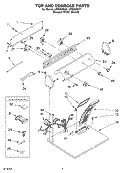 SECTION Diagram and Parts List for LER5636KT1  Whirlpool Dryer