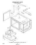 STIRRER DRIVE Diagram and Parts List for RM978BXVF1  Whirlpool Microwave Oven Combo