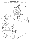 ICEMAKER PARTS, OPTIONAL PARTS (NOT INCLUDED) Diagram and Parts List for ED2FHEXVB00  Whirlpool Refrigerator