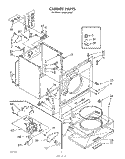SECTION Diagram and Parts List for LE6605XPW1  Whirlpool Dryer