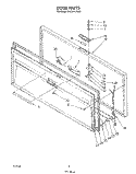 SECTION Diagram and Parts List for EH230FXTN01  Whirlpool Freezer