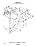 LINER Diagram and Parts List for ET22DKXWW00  Whirlpool Refrigerator