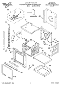 OVEN PARTS Diagram and Parts List for YGBS307PDB6  Whirlpool Wall Oven