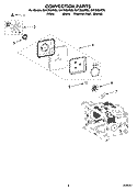 CONVECTION PARTS Diagram and Parts List for GH7208XRS0  Whirlpool Microwave