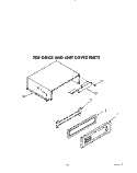 TOP GRILLE AND UNIT COVER Diagram and Parts List for KSSS42MWX01  KitchenAid Refrigerator