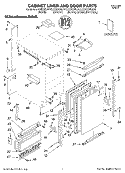 Part Location Diagram of 2217222 Whirlpool CLIP