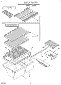 SHELF, LIT/OPTIONAL Diagram and Parts List for TT18DKXDN00  Estate Refrigerator