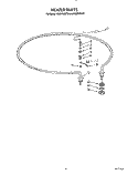 HEATER Diagram and Parts List for KUDP22GT0  KitchenAid Dishwasher