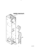 FREEZER LINER Diagram and Parts List for KSSS48DWW00  KitchenAid Refrigerator