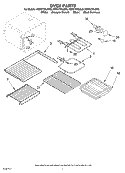 Part Location Diagram of 9755548 Whirlpool RACK-OVEN