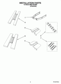 INSTALLATION PARTS Diagram and Parts List for IBMS1450VMS0  Whirlpool Microwave
