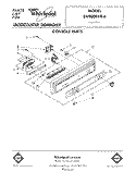 CONSOLE Diagram and Parts List for DU9000XR6  Whirlpool Dishwasher