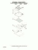 INTERNAL OVEN PARTS Diagram and Parts List for KEBK206SBL04  KitchenAid Wall Oven