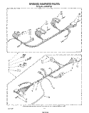 WIRING HARNESS Diagram and Parts List for LA9800XTN0  Whirlpool Washer