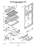 BREAKER AND PARTITION Diagram and Parts List for EJT161XKWR1  Whirlpool Refrigerator