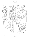 DOOR Diagram and Parts List for DU8350XT2  Whirlpool Dishwasher