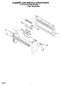 Part Location Diagram of 8185091 Whirlpool WRAPER-CAB