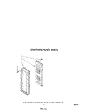 CONTROL PANEL Diagram and Parts List for MW8900XS3  Whirlpool Microwave
