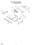 TOP VENTING, OPTIONAL Diagram and Parts List for RBD245PDQ3  Whirlpool Wall Oven