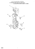 LATCH BOARD Diagram and Parts List for MH7130XEZ2  Whirlpool Microwave