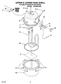 UPPER & LOWER TANK SHELL Diagram and Parts List for KHWG160PCR0  KitchenAid Miscellaneous