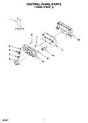 Part Location Diagram of 8211486 Whirlpool Button, Start