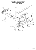CONTROL PANEL Diagram and Parts List for KERC507YAL3  KitchenAid Range