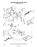 Part Location Diagram of 855499 Whirlpool Shroud, Condenser