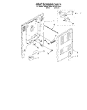 REAR CHASSIS, LIT/OPTIONAL Diagram and Parts List for KESC300BAL4  KitchenAid Range