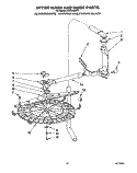 UPPER WASH AND RINSE Diagram and Parts List for 4KUDA220T5  KitchenAid Dishwasher